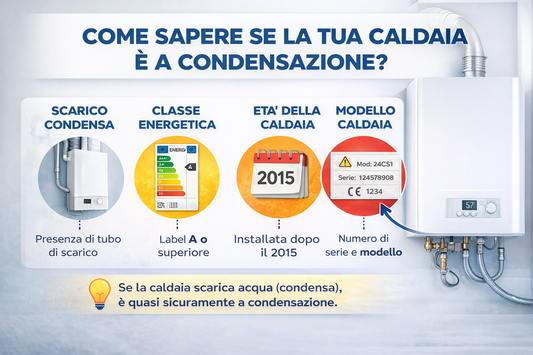 Come sapere se la caldaia è a condensazione guida riconoscere caldaia con scarico condensa e modello