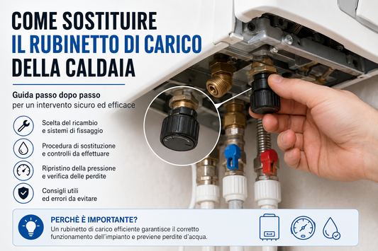 Come sostituire il rubinetto di carico della caldaia