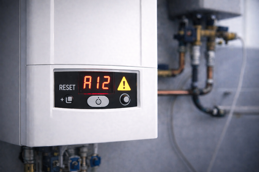 Caldaia Riello Start AR 25 KIS con errore A12 sonda ritorno visualizzato sul display