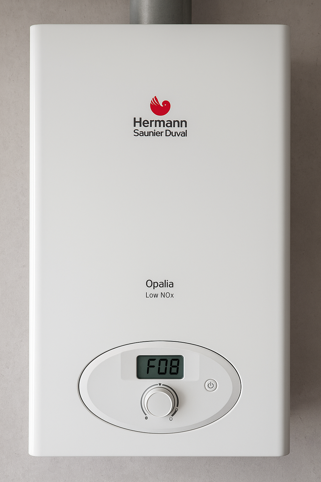  Scaldabagno Hermann Saunier Duval Opalia Low NOx con errore sul display