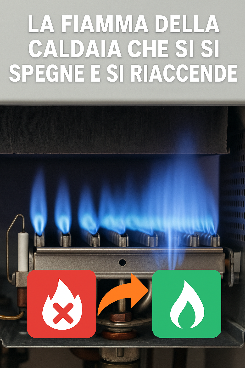 Fiamma della caldaia che si spegne e si riaccende cause e soluzioni