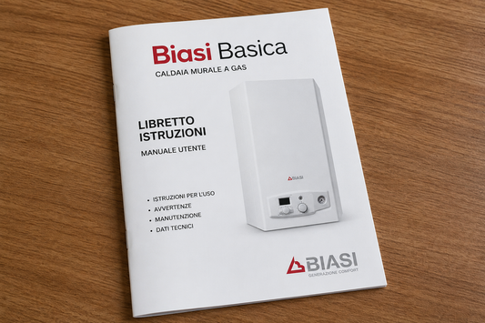 Libretto istruzioni caldaia Biasi Basica PDF con manuale utente e guida all'utilizzo
