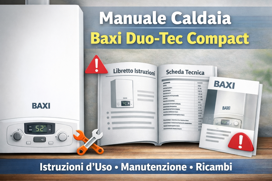 Manuale caldaia Baxi Duo-Tec Compact con istruzioni d’uso e manutenzione