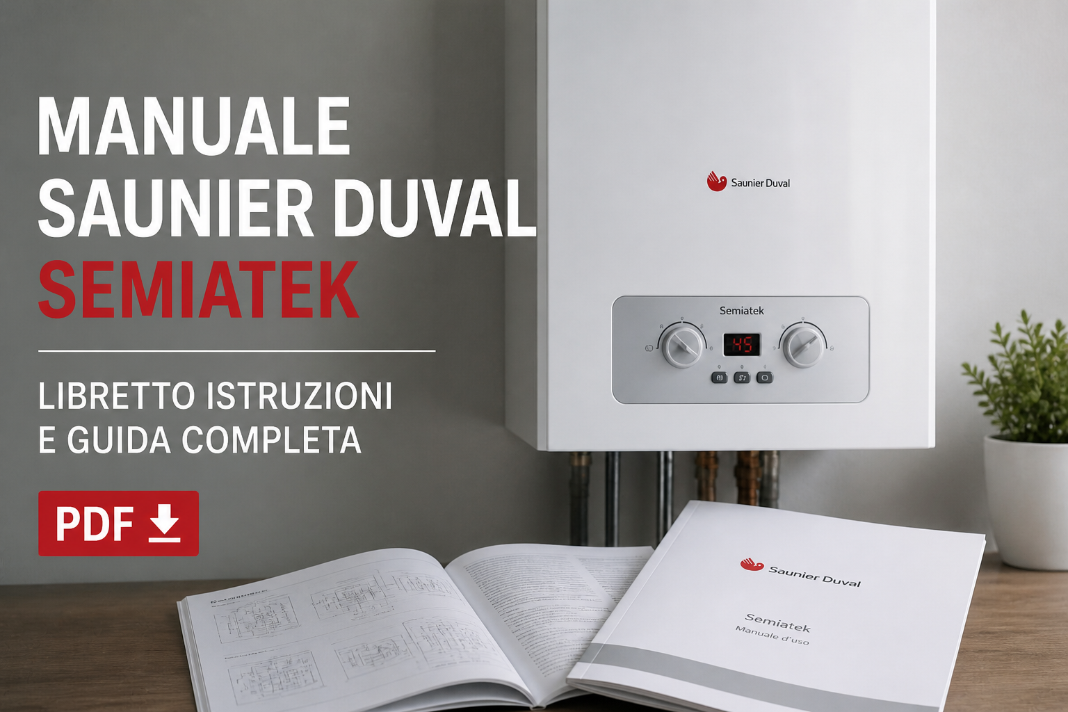Manuale caldaia Saunier Duval Semiatek PDF libretto istruzioni