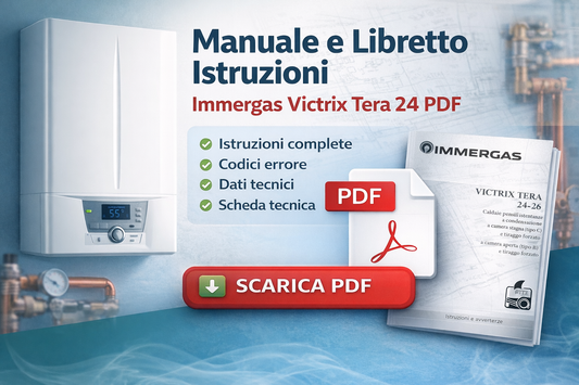 Manuale caldaia Immergas Victrix Tera 24 con istruzioni ufficiali
