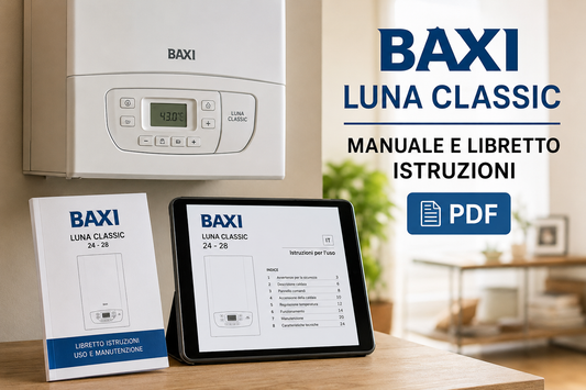 Manuale e libretto istruzioni caldaia Baxi Luna Classic PDF originale