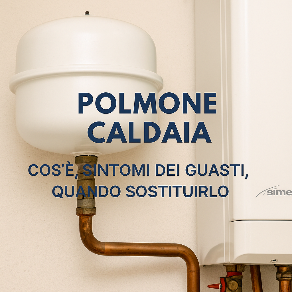 Polmone caldaia con membrana interna, funzione e sostituzione con ricambi originali