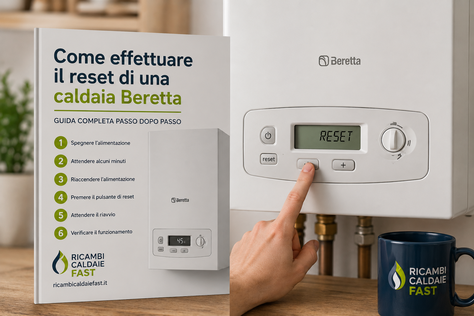 Come effettuare il reset di una caldaia Beretta guida Ricambi Caldaie Fast