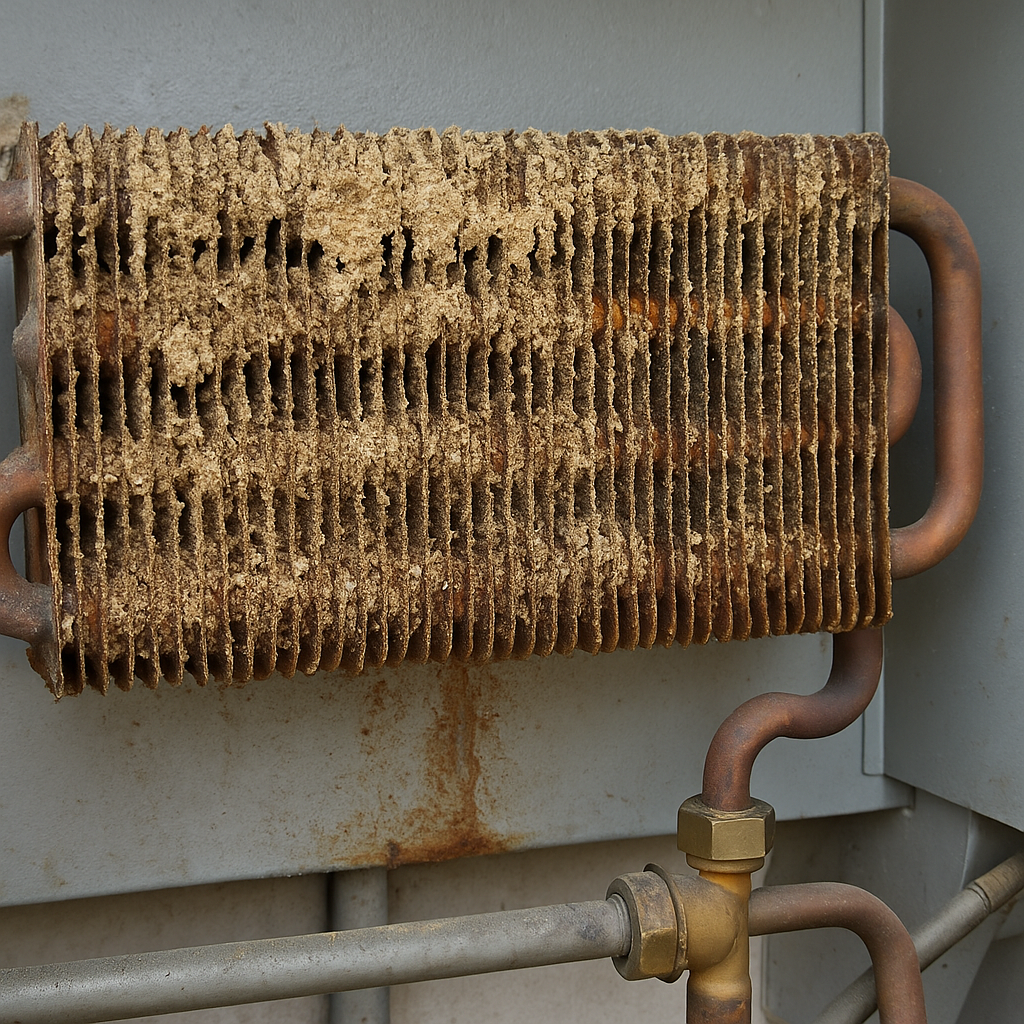 Scambiatore caldaia sporco - Come pulirlo