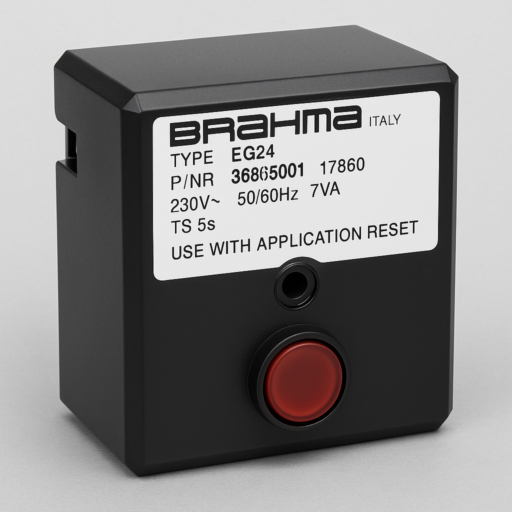 Scheda elettronica Brahma guasta per caldaia o bruciatore