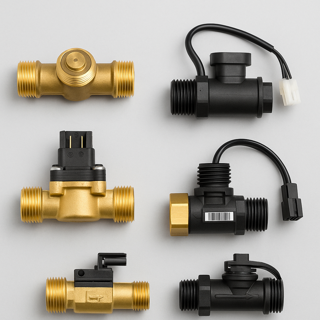 Flussometri caldaia in ottone e plastica, inclusi modelli Caleffi, ricambi originali e compatibili per impianti termici.