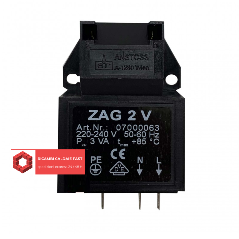 Accenditore Anstoss Zag 2 V per caldaia Baxi 8435220