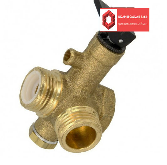 Assieme valvola sicurezza e ritegno per Beretta Super Boiler R10025071, ex R9188