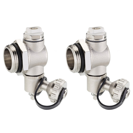 coppia terminali con valvola di sfiato