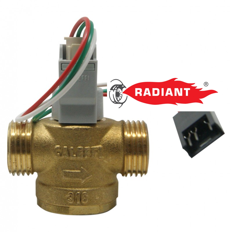 flussometro ottone con cavi attacco 1/2"