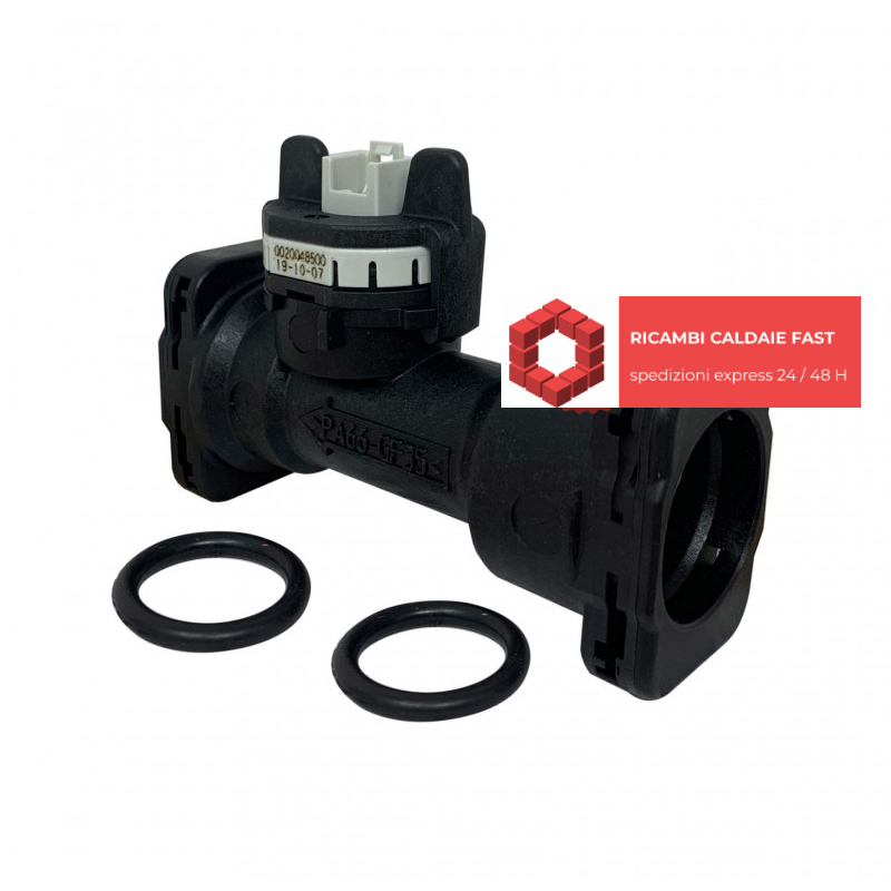 Flussometro nero Vortex sensore Vaillant 0020045923