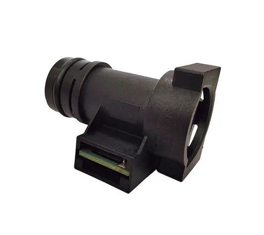 flussostato nero rotondo