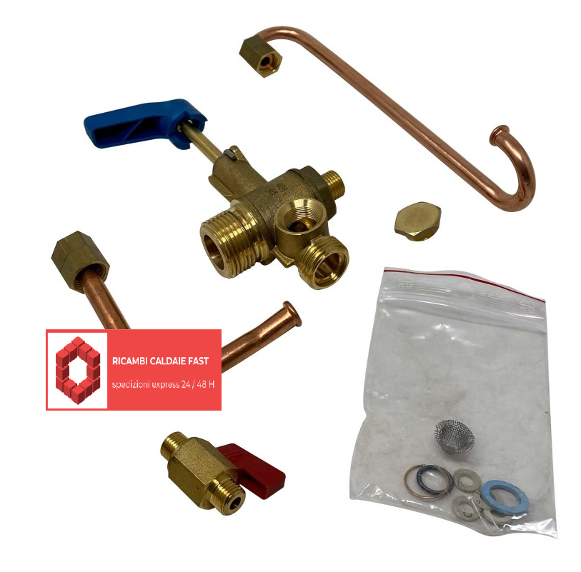 Kit rubinetto carico riempimento caldaia Elm Leblanc Egalis 87167616340