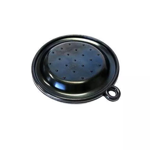 membrana nera rotonda con occhiello e diametro 45 mm