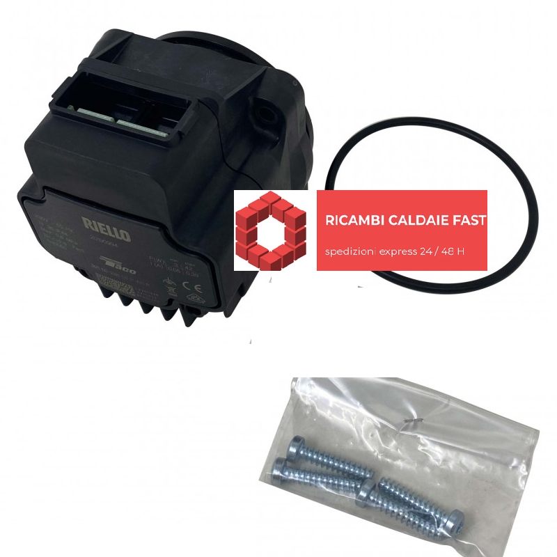 Motore Taco nero con guarnizione e  4 viti