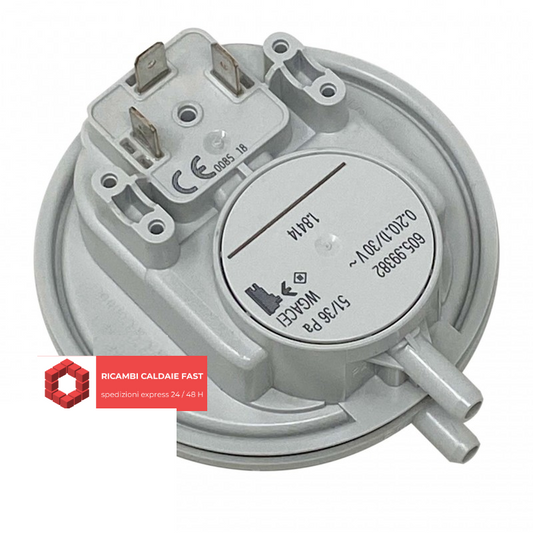 Pressostato 605.99382 aria fumi 51/36 Pa per caldaie Immergas