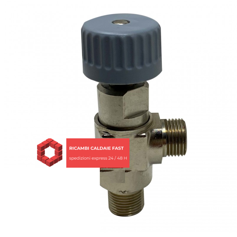Rubinetto svuotamento caldaie Vaillant grigio
