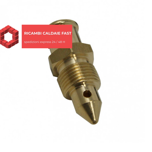Rubinetto di scarico con portagomma oro