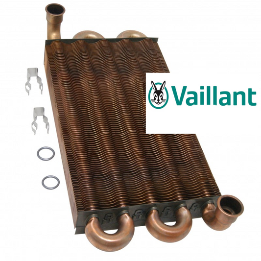 scambiatore in rame con clips e guarnizioni