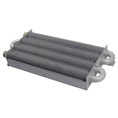 scambiatore primario grigio con 2 tubi