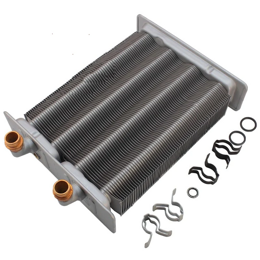 scambiatore bitermico con clips e guarnizioni