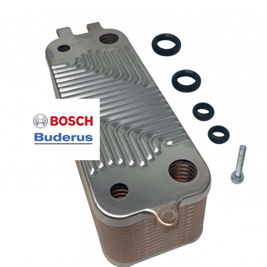 Scambiatore 26 piastre caldaia Buderus Logamax Plus 