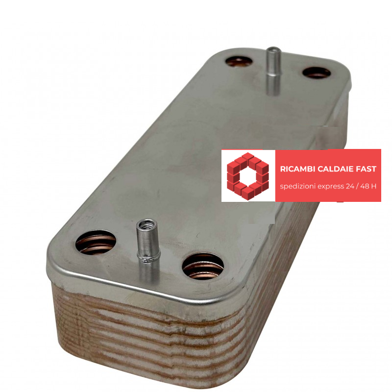 Scambiatore secondario a piastre grigio per Viessmann 7859038