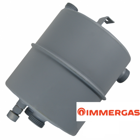 boilerino in acciaio con attacchi per caldaie Immergas Boiler con codice 16060 ex 16059 ex 14062