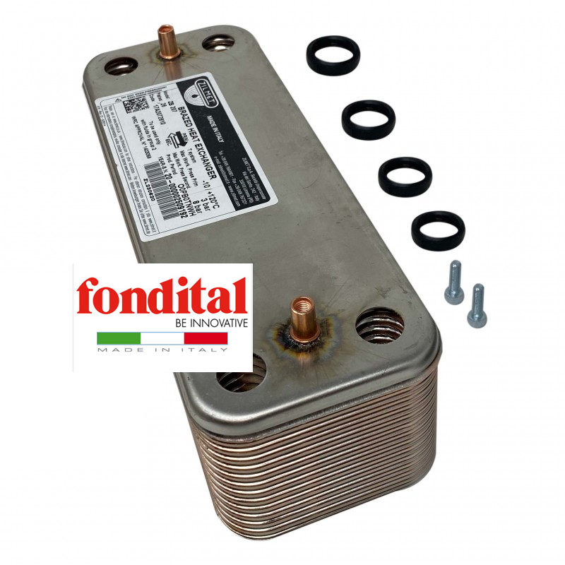 scambiatore grigio a piastre con guarnizioni con viti