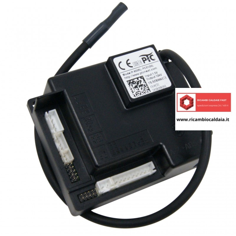 scheda elettronica di colore nero con cavi per scaldabagno sylber PTC P-900RL-PC51(00)