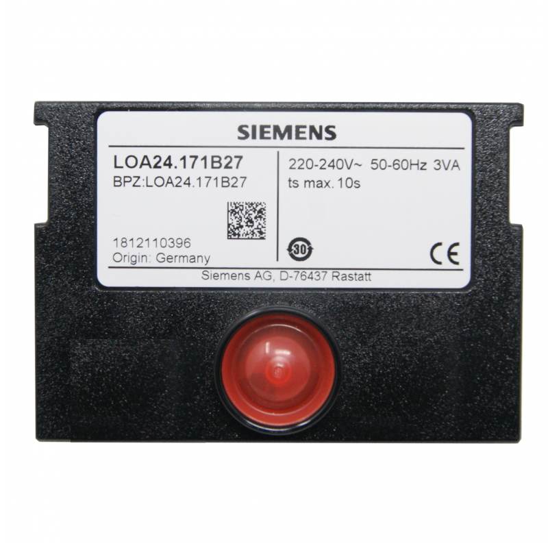 Scheda apparecchiatura Siemens LOA24.171B27 per caldaie e bruciatori