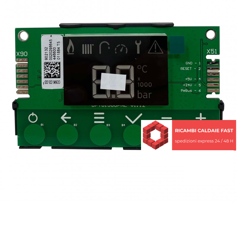 Scheda display verde 902132 - 0020298645-446600