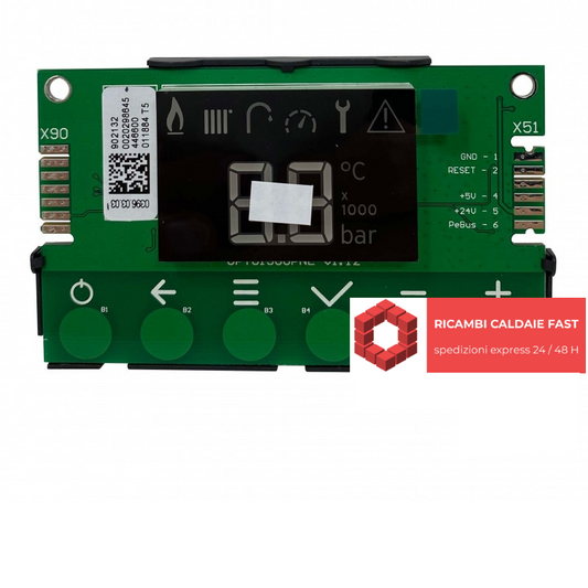 Scheda display verde 902132 - 0020298645-446600