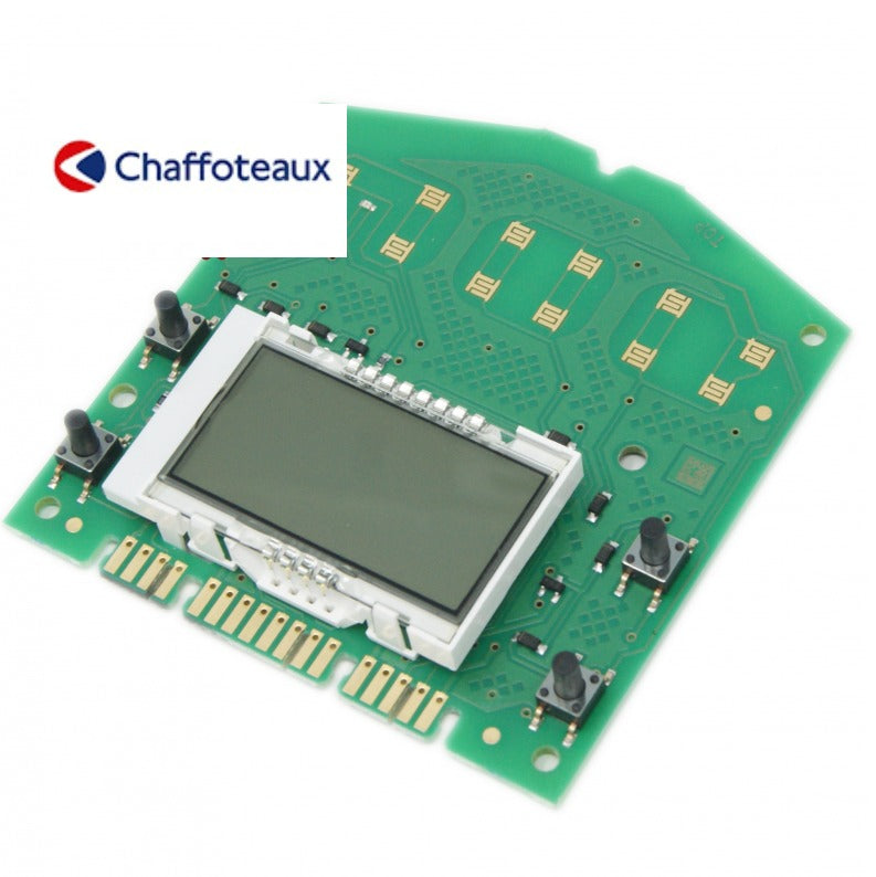 scheda verde con display