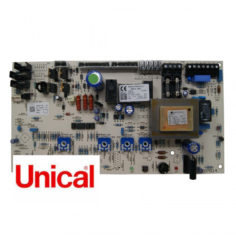 Scheda B&P DIMS14-UN01 caldaia Unical Alkon C 28, Alkon C 32