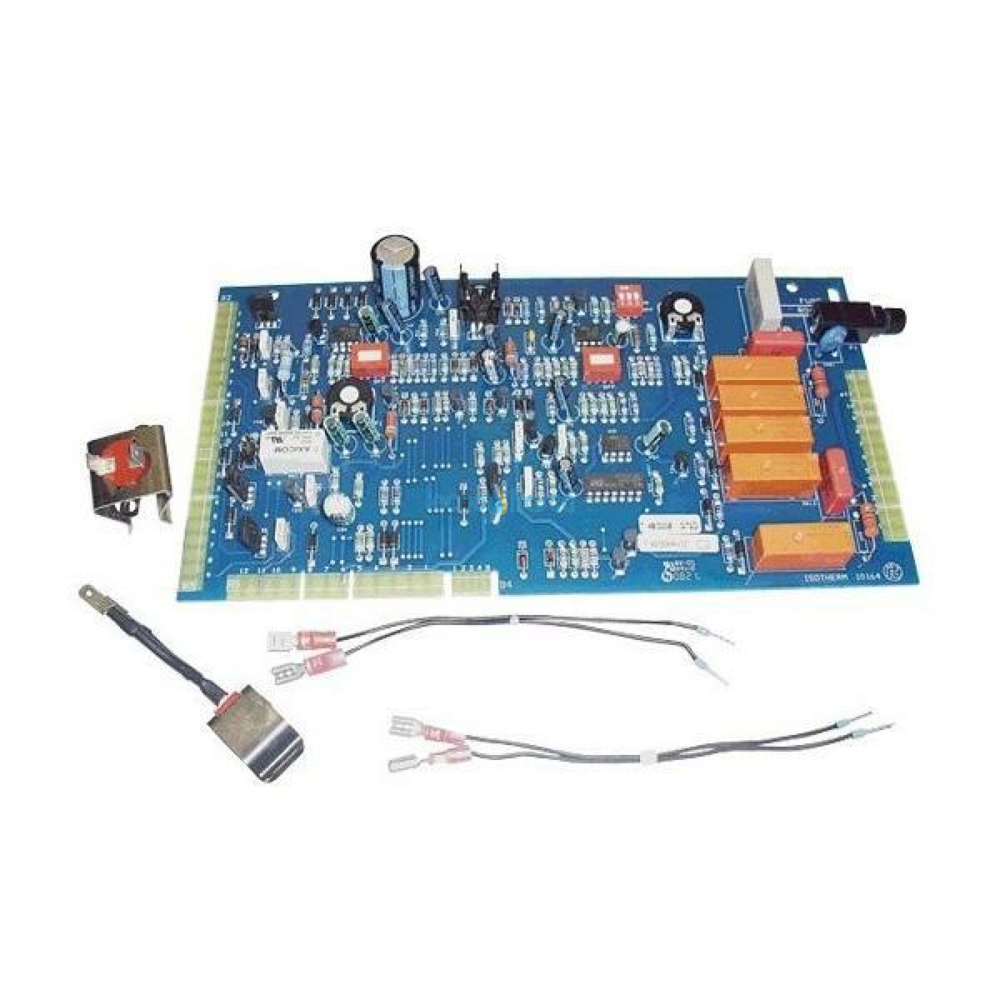 scheda elettronica blu