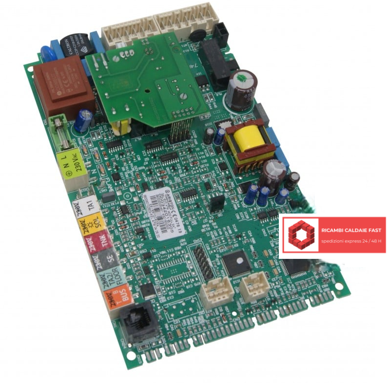 Scheda principale caldaia Ecoflam 60001897-04, ex 60001897-03