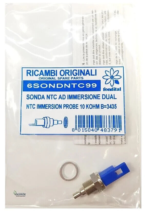 sonda ntc ad immersione dual 10 KOHM B 3435