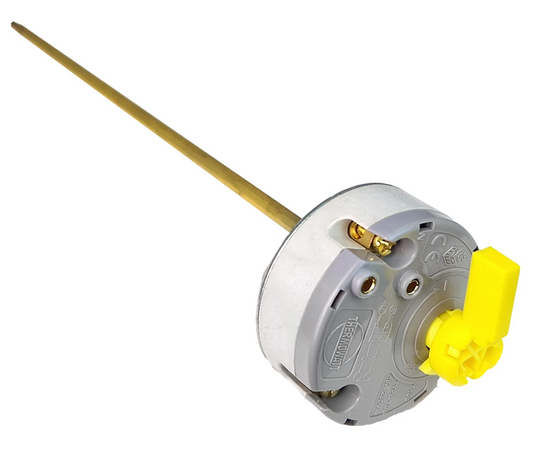 termostato elettronico colore giallo capienza 50 litri