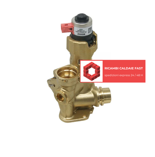 valvola tre vie in ottone completa di motore per caldaie vaillant