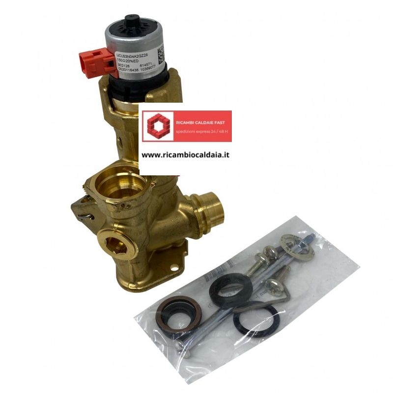 valvola a tre vie in ottone per vaillant 0020132683 
