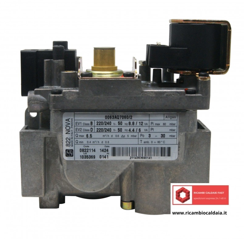 VALVOLA GAS MINISIT 110÷190°C SIT 0.710.756 PER FRIGGITRICE GAS LOTUS - Foto 5