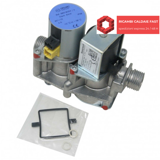 Valvola gas grigio con guarnizione per Vaillant 0020135144