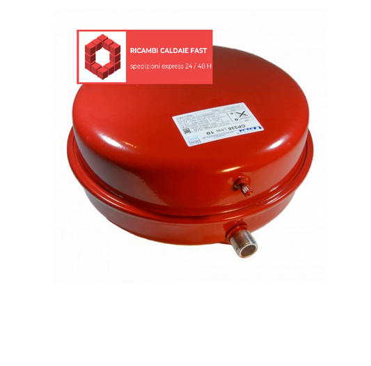 vaso rotondo rosso 10 litri