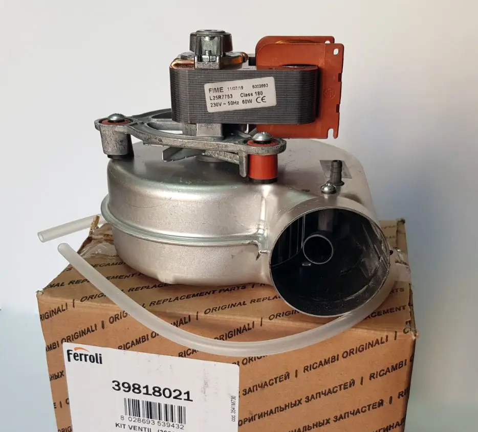 ventilatore con bocca rotonda grigio